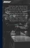 Defensa Que Desde Esta Capital Remite Al Sr. Juez 20 De 1a. Instancia Del Distrito De Pachuca El Lic. Rafael Herrera, Hecha En Favor Del Presunto Reo