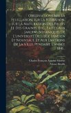 Observations Sur La Feuillaison, Sur La Floraison, Sur La Maturation Des Fruits Et Des Graines, Etc., Faites Aux Jardins Botaniques De L'université De