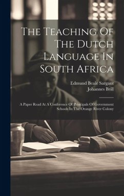 Cover The Teaching Of The Dutch Language In South Africa
