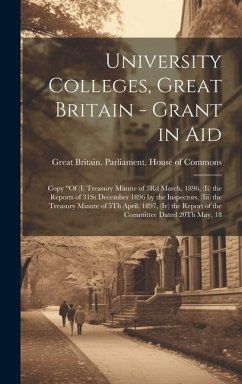 University Colleges, Great Britain - Grant in Aid: Copy 