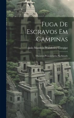 Fuga De Escravos Em Campinas: Discursos Pronunciados No Senado - Cotegipe, João Maurício Wanderley