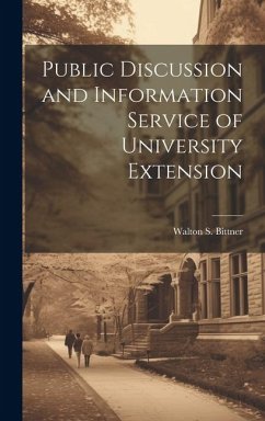 Public Discussion and Information Service of University Extension