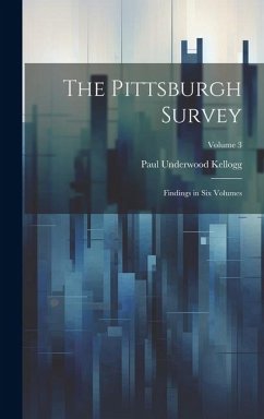 The Pittsburgh Survey; Findings in Six Volumes; Volume 3 - Kellogg, Paul Underwood