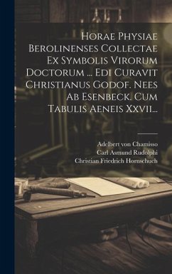 Cover Horae Physiae Berolinenses Collectae Ex Symbolis Virorum Doctorum ... Edi Curavit Christianus Godof. Nees Ab Esenbeck. Cum Tabulis Aeneis Xxvii...