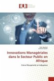 Innovations Managériales dans le Secteur Public en Afrique