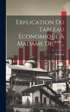 Cover Explication Du Tableau Économique À Madame De ***...