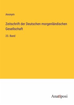 Cover Zeitschrift der Deutschen morgenländischen Gesellschaft