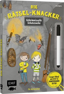 Cover Die Rätsel-Knacker - Geheimnisvolle Schatzsuche (Buch mit abwischbarem Stift)  (Mängelexemplar)