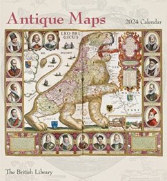 Antique Maps 2024 Wall Calendar - Pomegranate