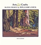 Arts & Crafts Block Prints by William S. Rice 2024 Wall Calendar