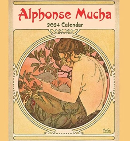 Alphonse Mucha 2024 Wall Calendar Alphonse Mucha 2024 Wall Calendar