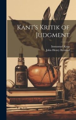 Kant's Kritik of Judgment - Bernard, John Henry; Kant, Immanuel