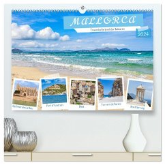 Mallorca - Traumhafte Insel der Balearen (hochwertiger Premium Wandkalender 2024 DIN A2 quer), Kunstdruck in Hochglanz