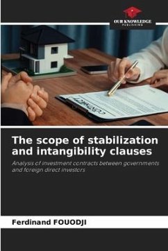 The scope of stabilization and intangibility clauses - FOUODJI, Ferdinand
