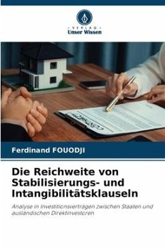 Cover Die Reichweite von Stabilisierungs- und Intangibilitätsklauseln