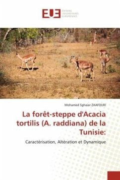 La forêt-steppe d'Acacia tortilis (A. raddiana) de la Tunisie: - ZAAFOURI, Mohamed Sghaier