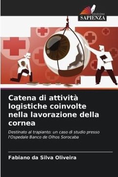 Catena di attività logistiche coinvolte nella lavorazione della cornea - da Silva Oliveira, Fabiano