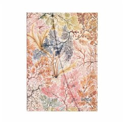 Cover Paperblanks 2024 Anemone William Kilburn 12-Month MIDI Horizontal Wrap Closure 160 Pg 100 GSM