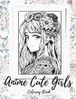 Anime Girls Coloring Book For Adults - Bild 1