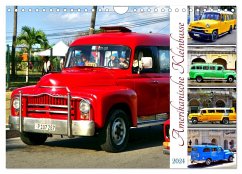 Amerikanische Kleinbusse (Wandkalender 2024 DIN A4 quer), CALVENDO Monatskalender