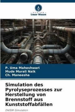Simulation des Pyrolyseprozesses zur Herstellung von Brennstoff aus Kunststoffabfällen - Uma Maheshwari, P.;Murali Naik, Mude;Maneesha, Ch.