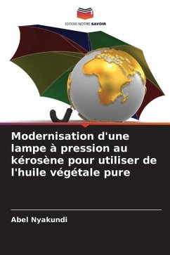 Modernisation d'une lampe à pression au kérosène pour utiliser de l'huile végétale pure - Nyakundi, Abel