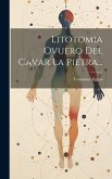 Litotomia Ovuero Del Cavar La Pietra...
