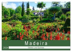 Madeira - Gärten und Quintas (Wandkalender 2024 DIN A3 quer), CALVENDO Monatskalender