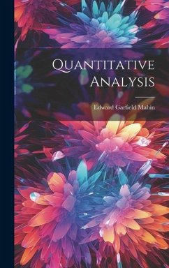Quantitative Analysis - Mahin, Edward Garfield