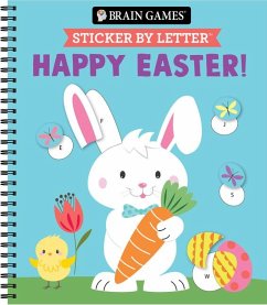 Brain Games - Sticker by Letter: Happy Easter! - Publications International Ltd; Brain Games; New Seasons