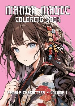 Cover MAGIC MANGA Coloring Book - 50 unique coloring pages