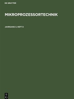 Mikroprozessortechnik, Jahrgang 3, Heft 8, Mikroprozessortechnik Jahrgang 3, Heft 8