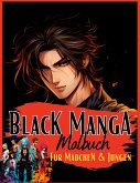 Black Manga Malbuch.