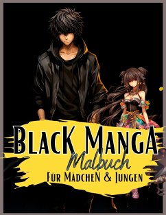 Black Manga Malbuch. - Manga Malbücher, Lucy´s