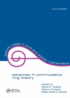 Advances in Commutative Ring Theory (eBook, ePUB)
