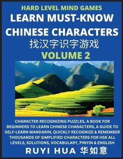 Mandarin Chinese Character Mind Games (Volume 2) - Hua, Ruyi