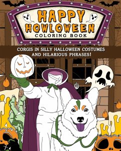 Corgis Happy Howloween Coloring Book - Paperland