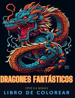 Libro de colorear para adultos de dragones de fantasía (Japan Style) - Books, Adult Coloring