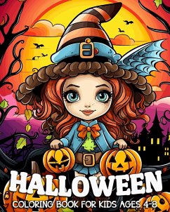 Halloween Coloring Book for Kids Ages 4-8 - Bb, Hannah Schöning