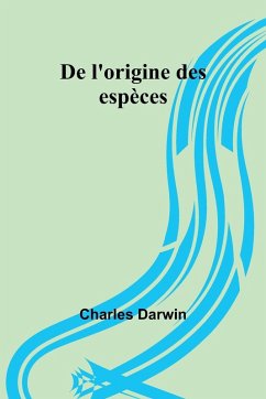 Cover De l'origine des espèces