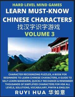 Mandarin Chinese Character Mind Games (Volume 3) - Hua, Ruyi