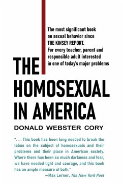 The Homosexual in America - Cory, Donald Webster