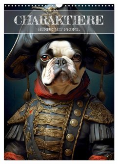 CHARAKTIERE Hunde mit Profil (Wandkalender 2024 DIN A3 hoch), CALVENDO Monatskalender