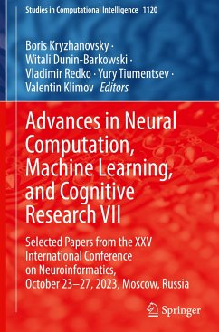 Advances in Neural Computation, Machine Learning, and Cognitive Research VII