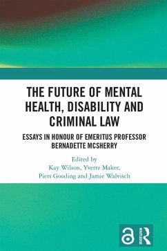 Cover The Future of Mental Health, Disability and Criminal Law (eBook, ePUB)
