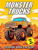 Monster Trucks Coloring Book For Kids