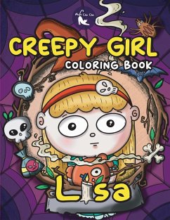 Creepy Girl Lisa Coloring Book - Mula Cha Cha