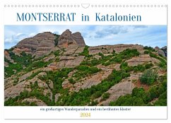 MONTSERRAT in Katalonien (Wandkalender 2024 DIN A3 quer), CALVENDO Monatskalender