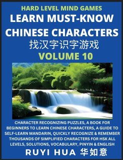 Mandarin Chinese Character Mind Games (Volume 10) - Hua, Ruyi