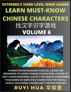 Chinese Character Search Brain Games (Volume 6) - Hua, Ruyi